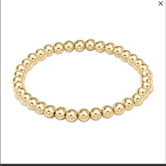 NWT Authentic Enewton Classic Gold 5mm Bead Bracelet - Picture 2 of 5